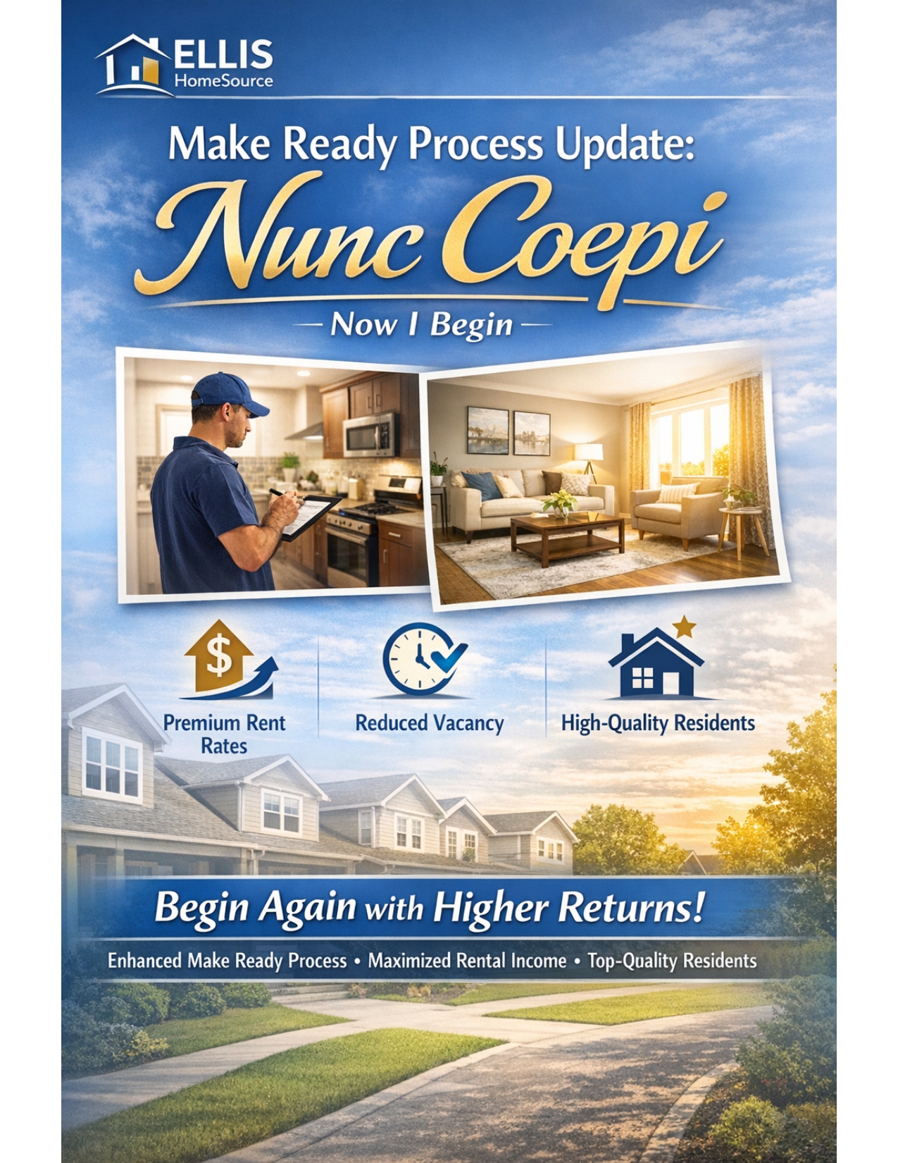 Make Ready Process Update: Nunc Coepi